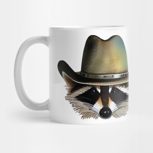 Raccoon Cowboy Mug